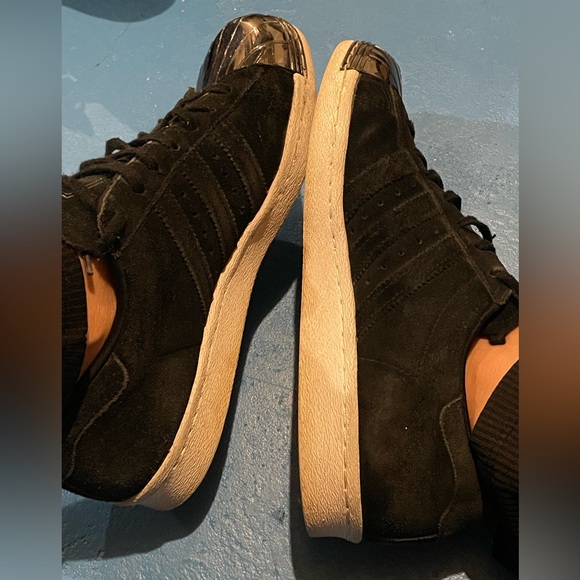 ADIDAS SUPERSTAR 80S METAL TOE PONY HAIR BLACK - Picture 13 of 14